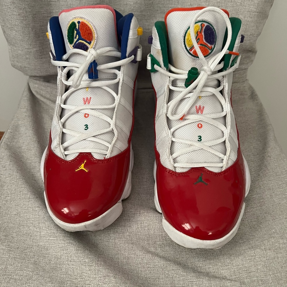 Red Air Jordan 6 Rings